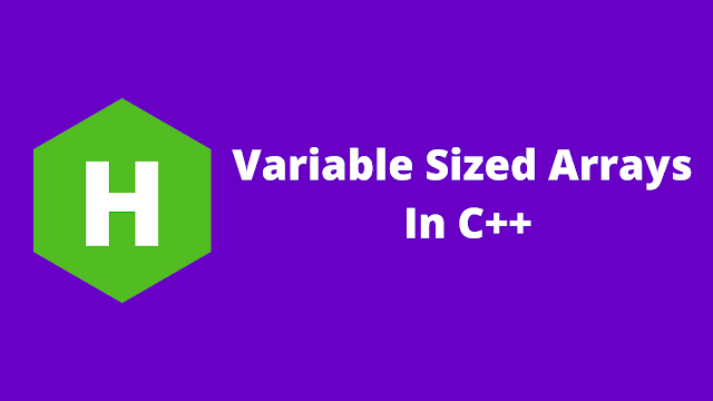 HackerRank Variable Sized Arrays in C++ problem solution