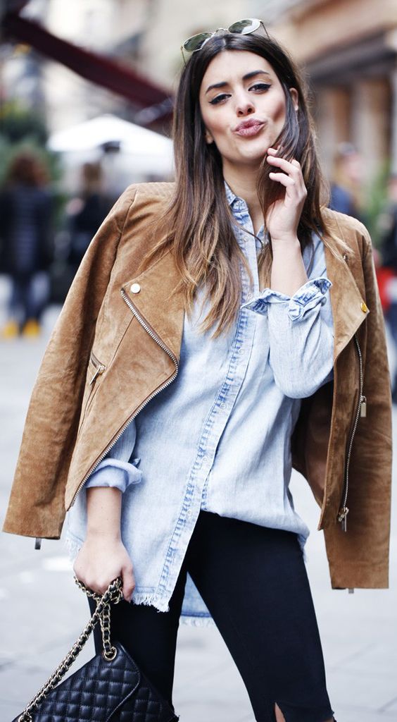 30 WAYS TO WEAR SUEDE JACKET THIS SPRING 2016 North Fashion