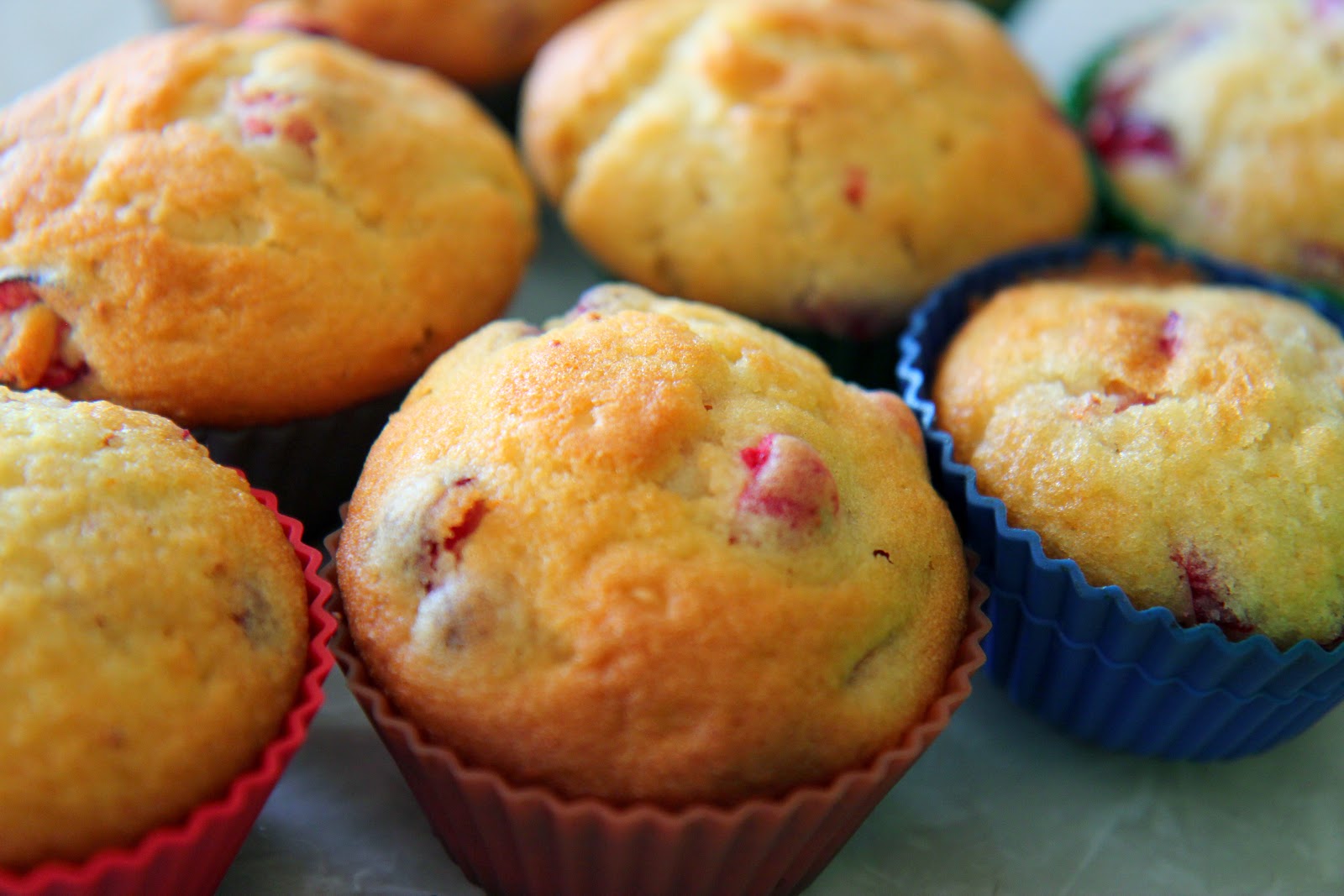 Whip up a batch of these perfect cranberry orange muffins for your family!