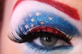Country Flag Eye Makeup