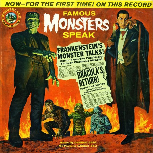 Curiosas y divertidas portadas de discos sobre monstruos, fantasmas y vampiros