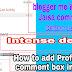 Blogger Me WordPress Jaisa Comment Box Kaise LagaYe