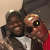 Football meets music: Okocha and Wizkid takes selfie together after the met in London