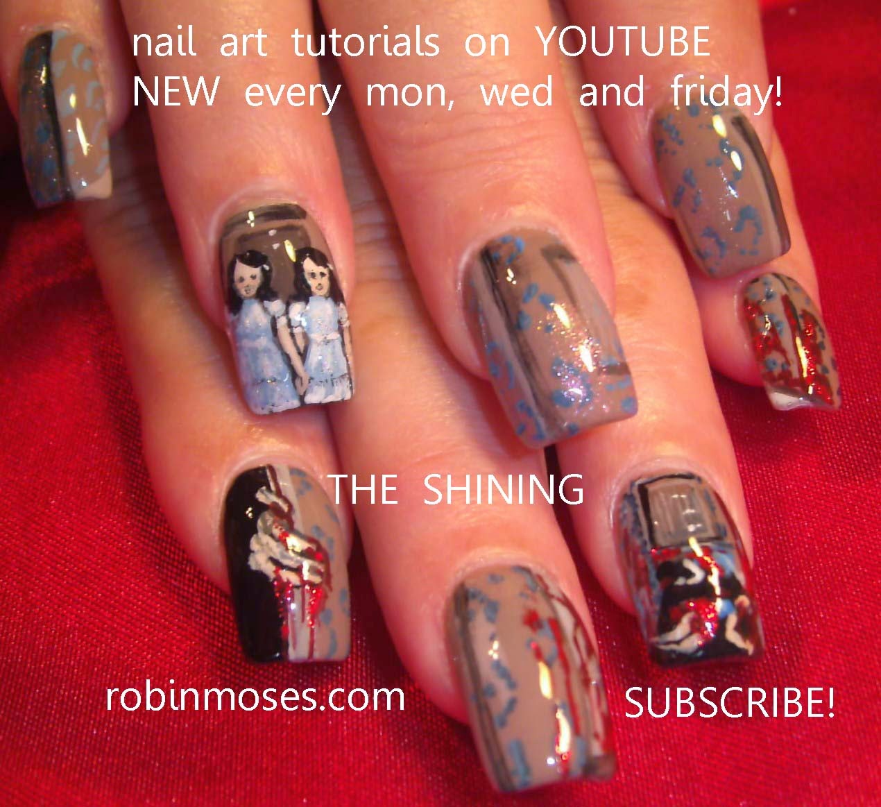 Nail Art by Robin Moses "halloween nails" "halloween nail art" "cute