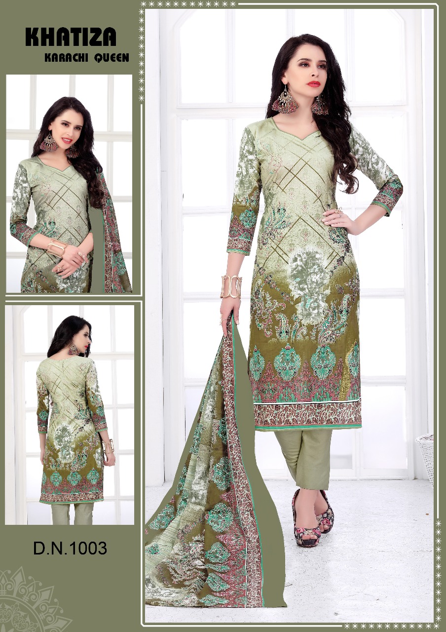 Khatiza Karachi cotton dress Online Wholesale Clothing Store