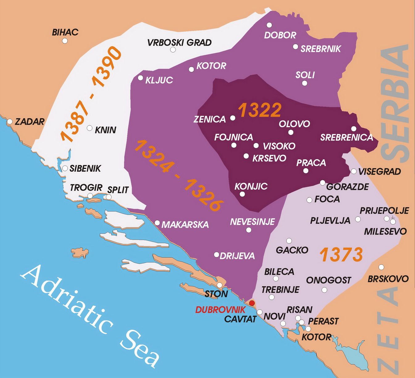 THE EUROPEAN HISTORY Kingdom of Bosnia (13771463)