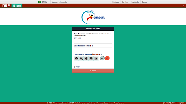 inscrições abertas para o Enem 2015 inscrições abertas para o Enem 2015