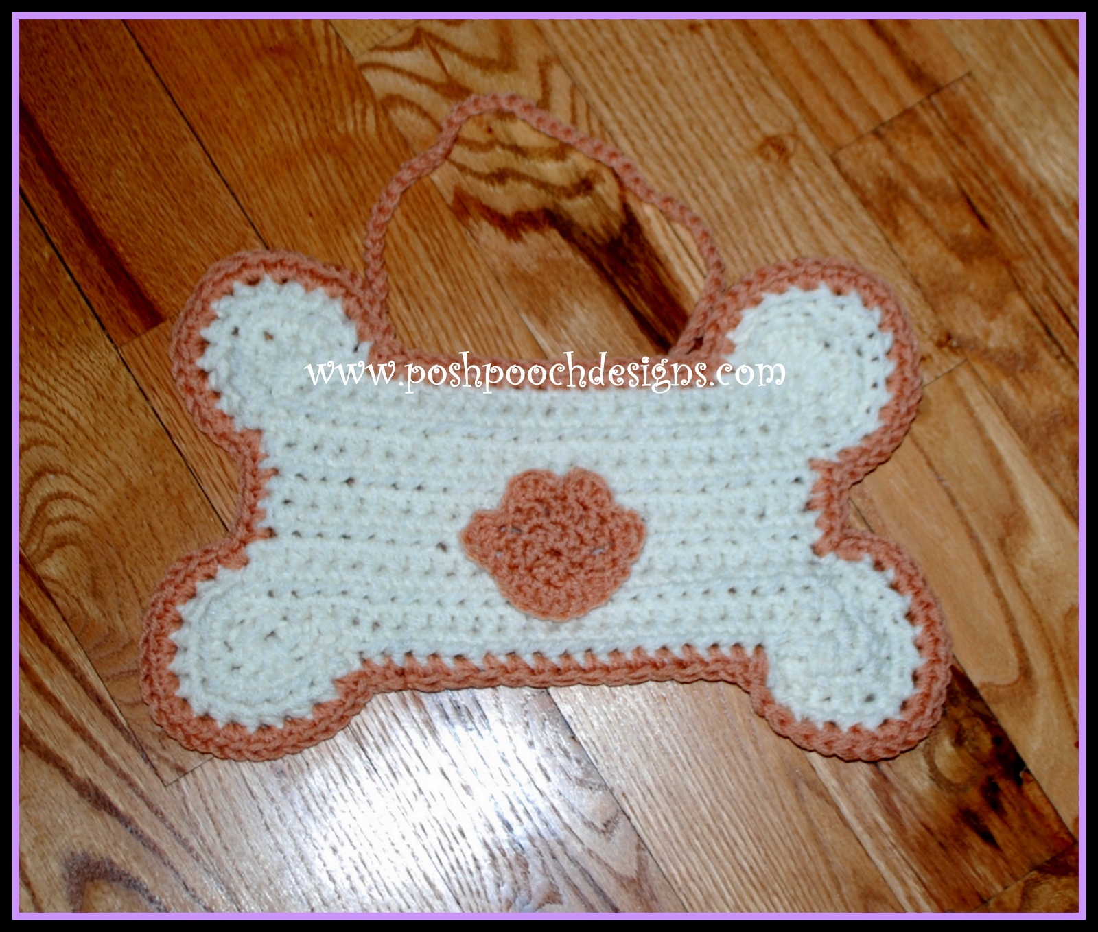 Posh Pooch Designs Dog Clothes Dog Bone Mat and Poo Bag / Purse