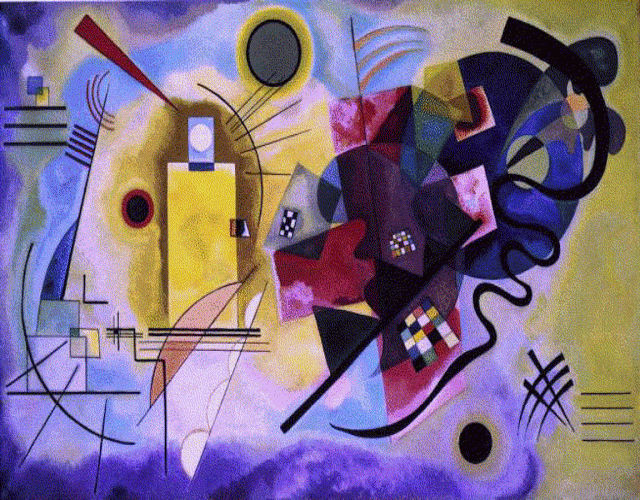 Amarelo, Vermelho e Azul - Kandinsky e suas pinturas | O pioneiro da arte abstrata