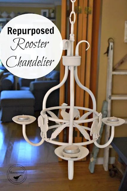 tea light candle chandilier with overlay