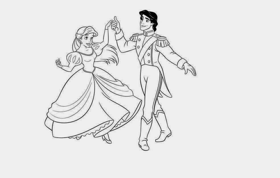 Coloring and Drawing: Free Prince Coloring Pages