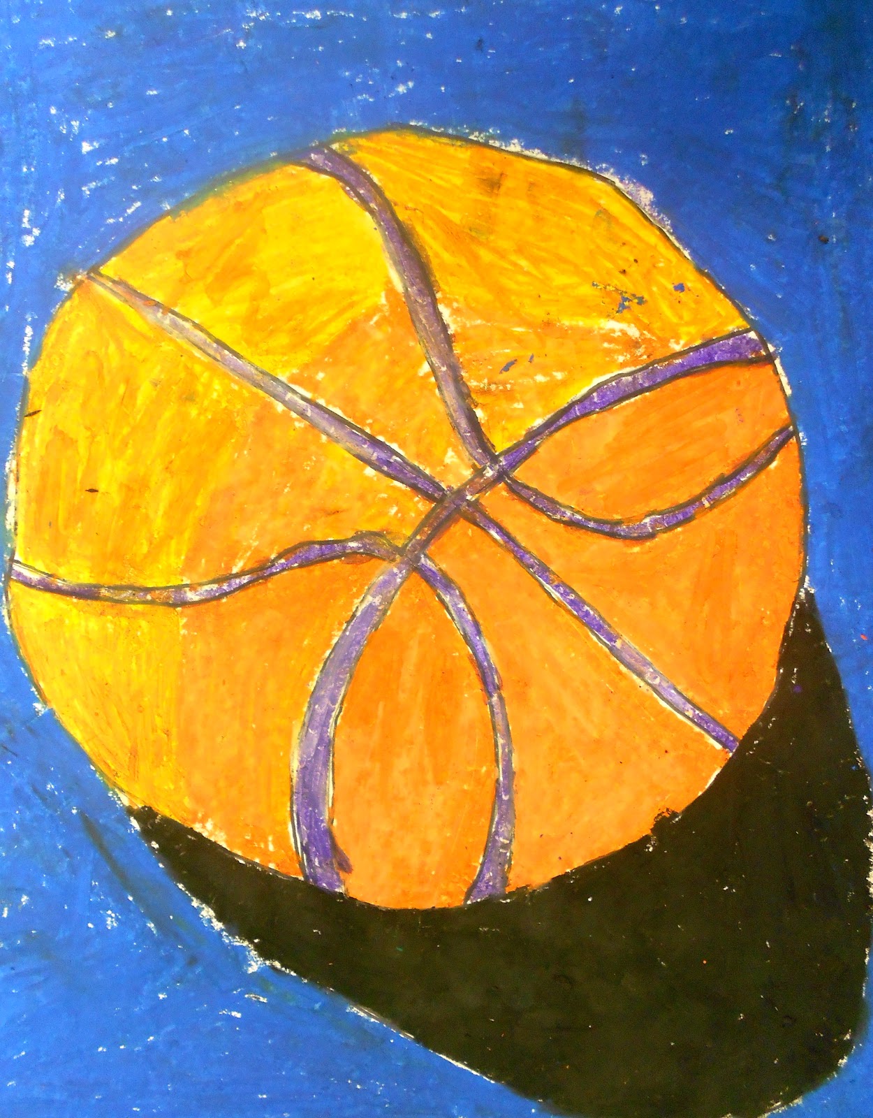 Art. Eat. Tie Dye. Repeat.: 6th Grade Form & Value Sports Balls