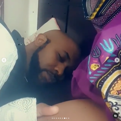 Adesua Etomi-Wellington celebrates Banky W as he turns 40