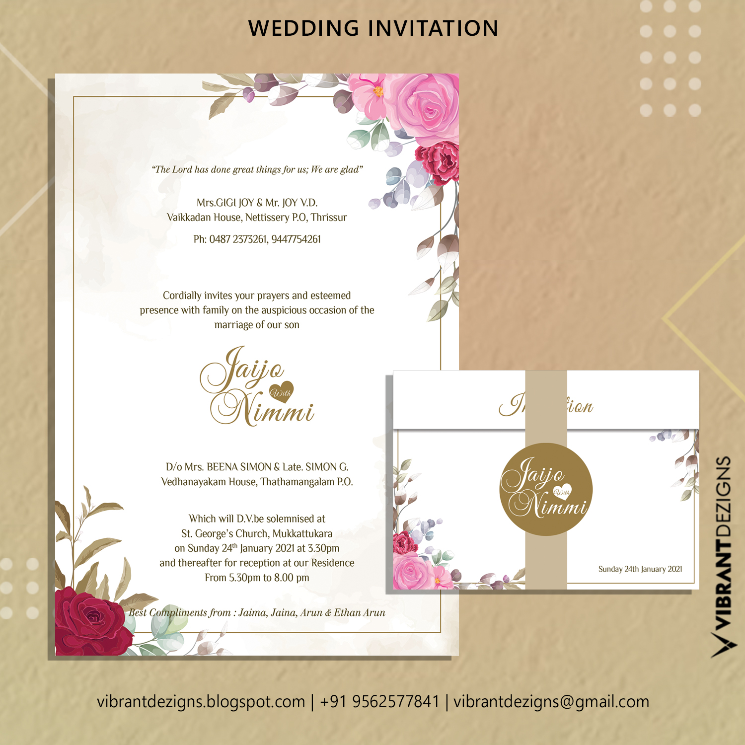 vibrantdezigns, Graphic Designing: Logo Designing, Brochure Designing