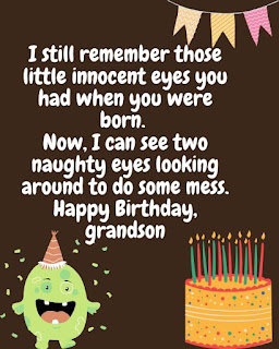 happy birthday wishes for grandson