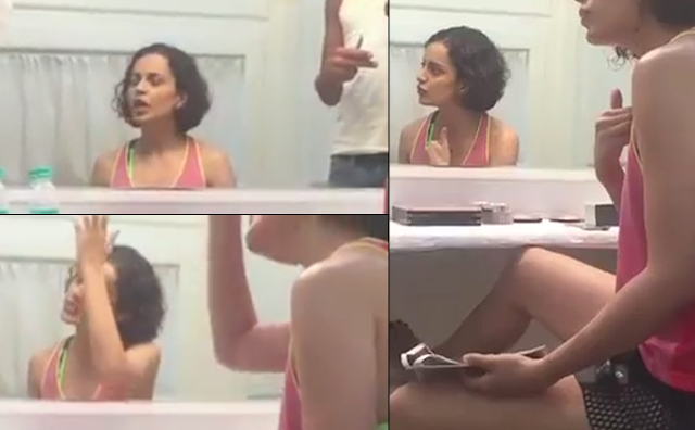 Video Exclusive :Kangana Ranaut Gets Furious During An Ad Shoot