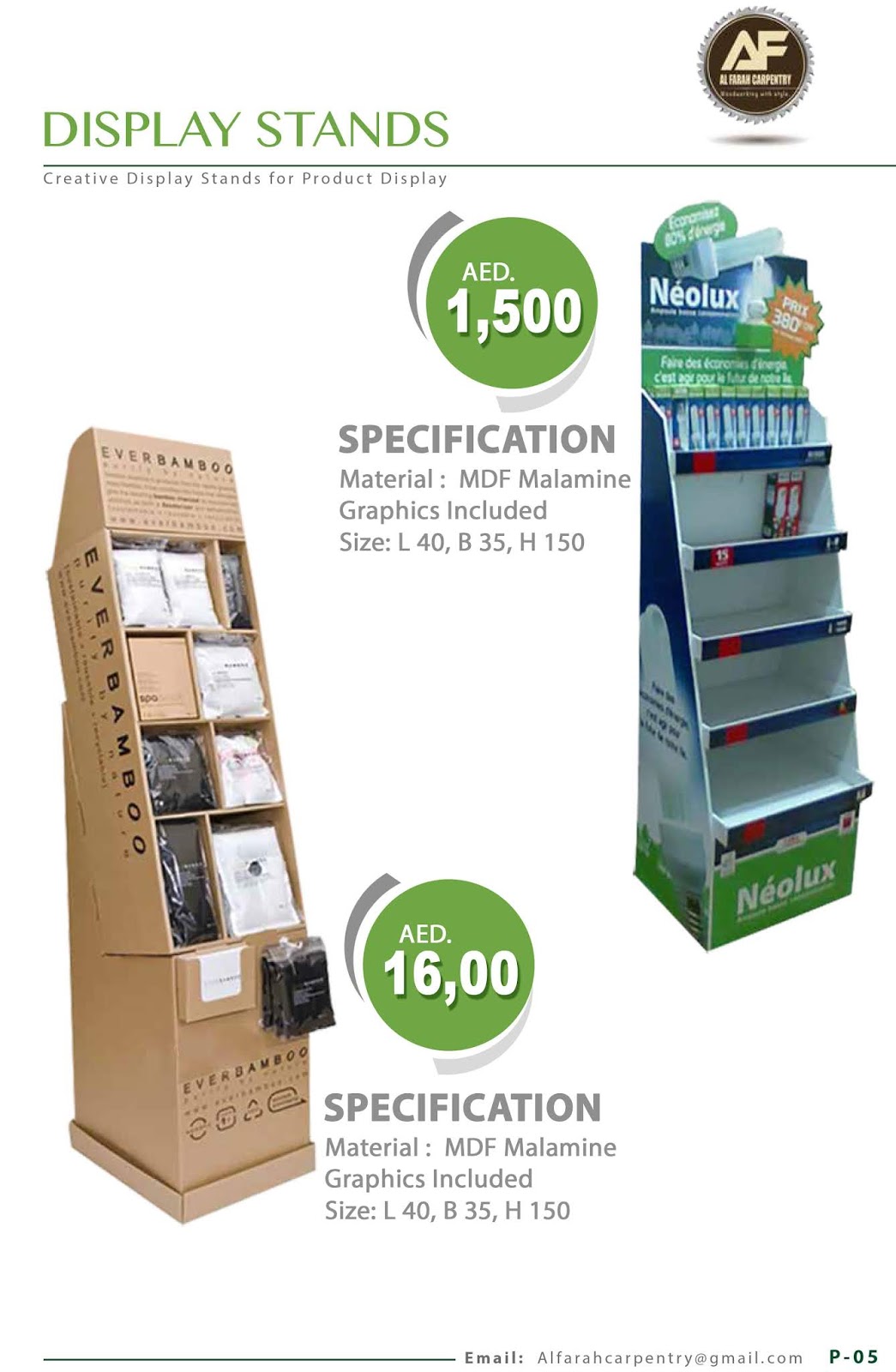 Product Promotion Display | MDF And Wooden Display Stand | Long Display ...