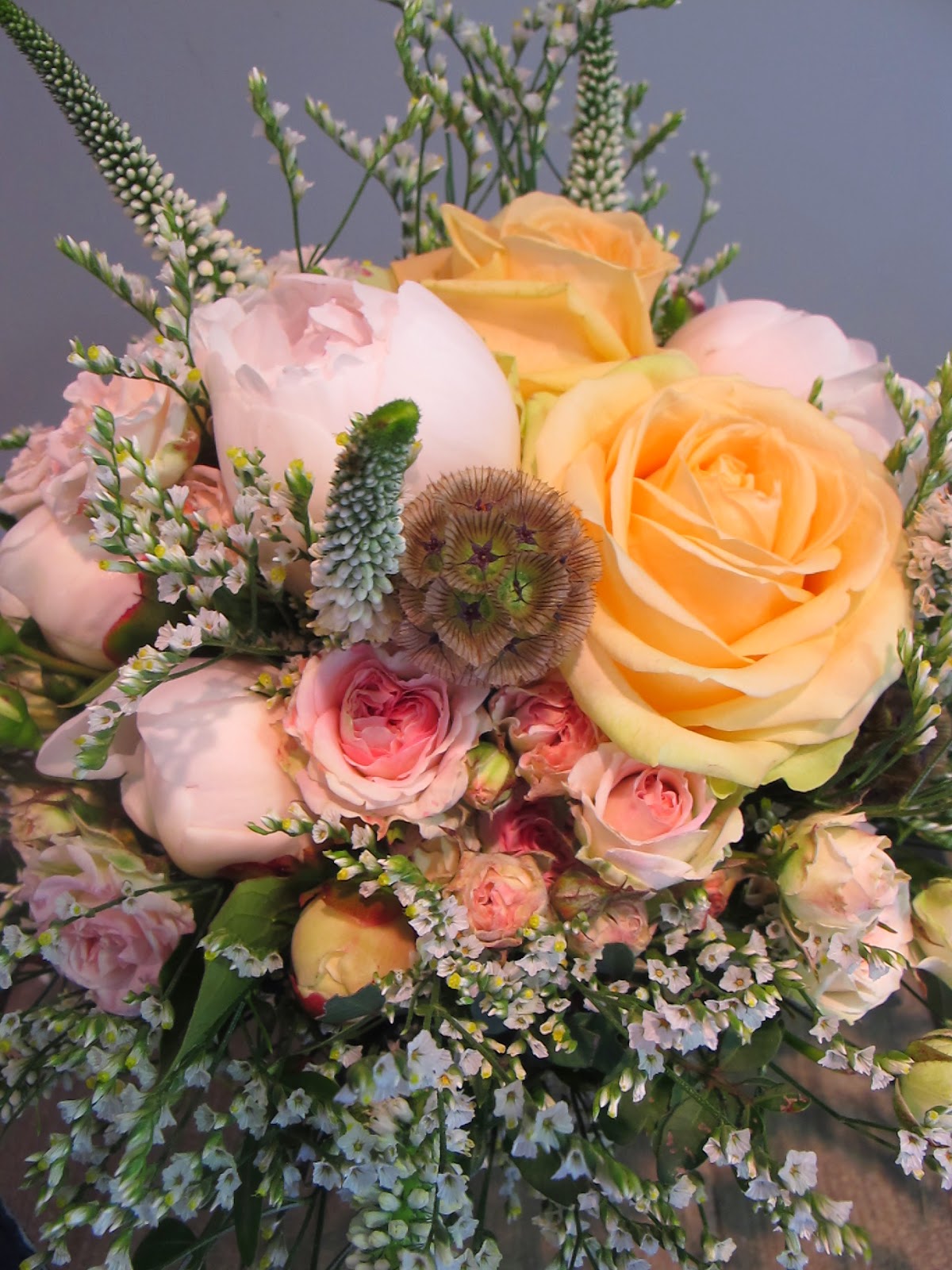 La Fleureuse Blog: Le bouquet de mariée de Sabine