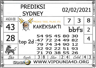 Prediksi Togel SYDNEY DUNIA4D 02 FEBRUARI 2021 Prediksi Togel SYDNEY DUNIA4D 02 FEBRUARI 2021