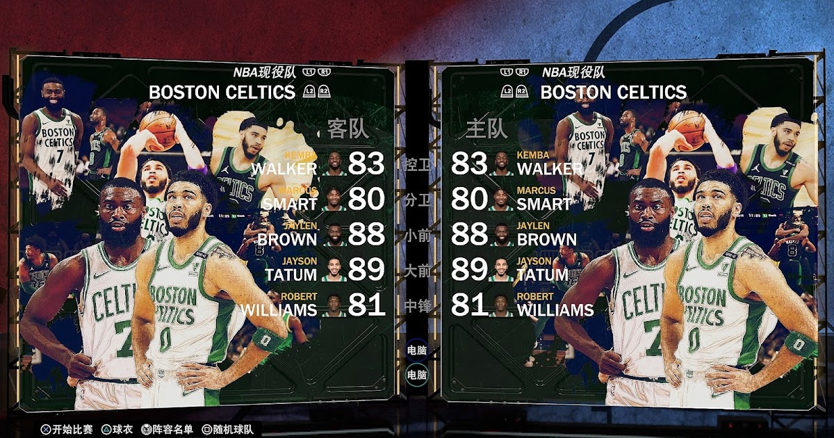 NBA 2K21 Boston Celtics Mural by Cat Head NBA 2K Updates
