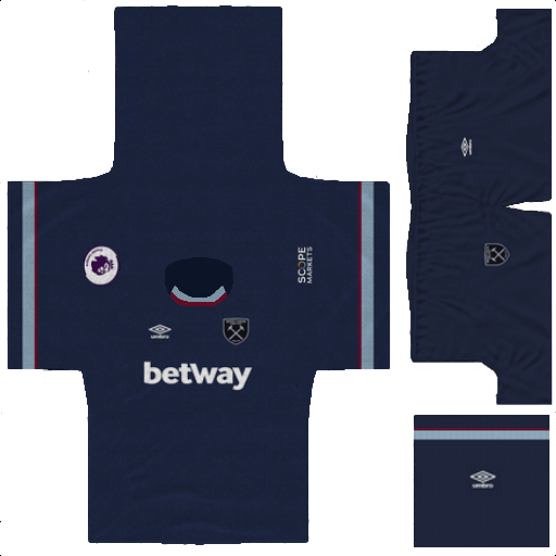 Kits for Pro League Soccer (PLS) West Ham United (๐ด๓ ง๓ ข๓ ฅ๓ ฎ๓ ง๓ ฟ) kits 21/22