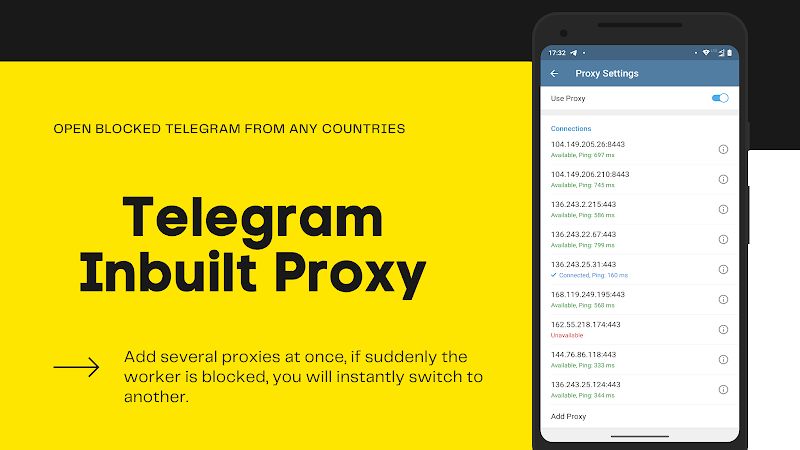 How To Use Telegram Inbuilt Proxy