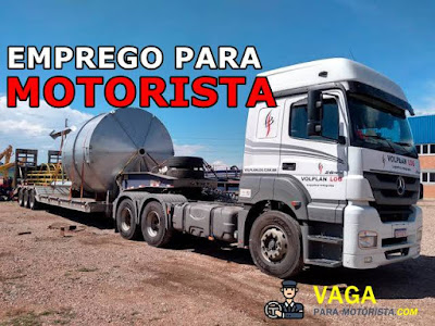 vaga para motorista