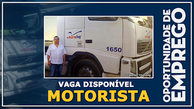 vaga para motorista