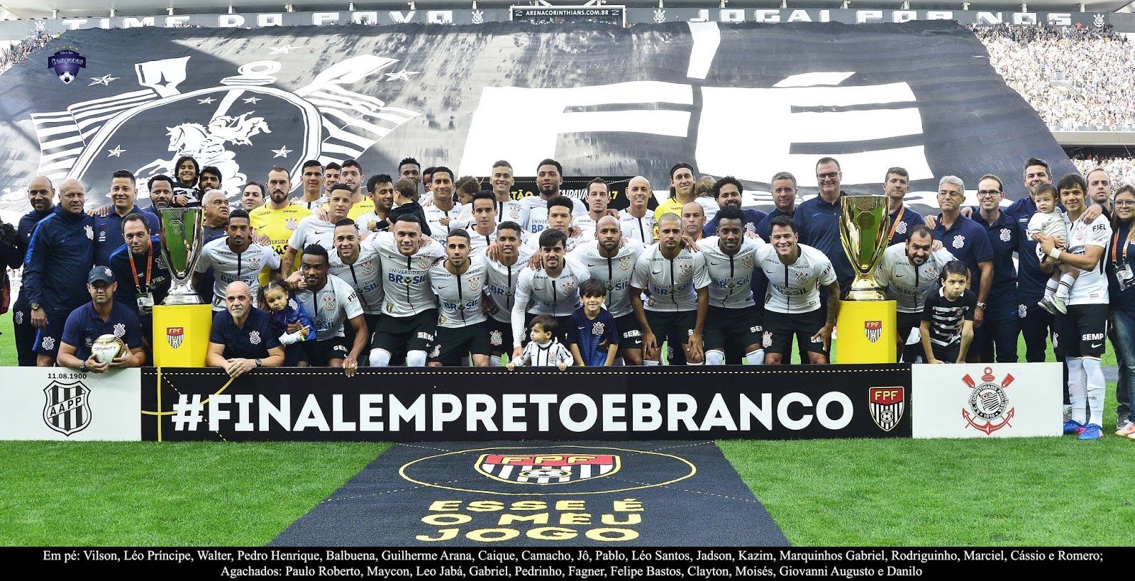 Times Campeões Corinthians Campeão Paulista 2017 Times Campeões Corinthians Campeão Paulista 2017