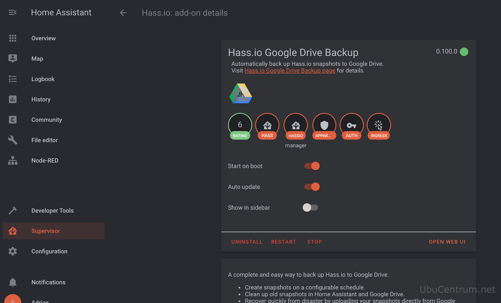 Automatyczny backup Home Assistant do Dysku Google (Google ...