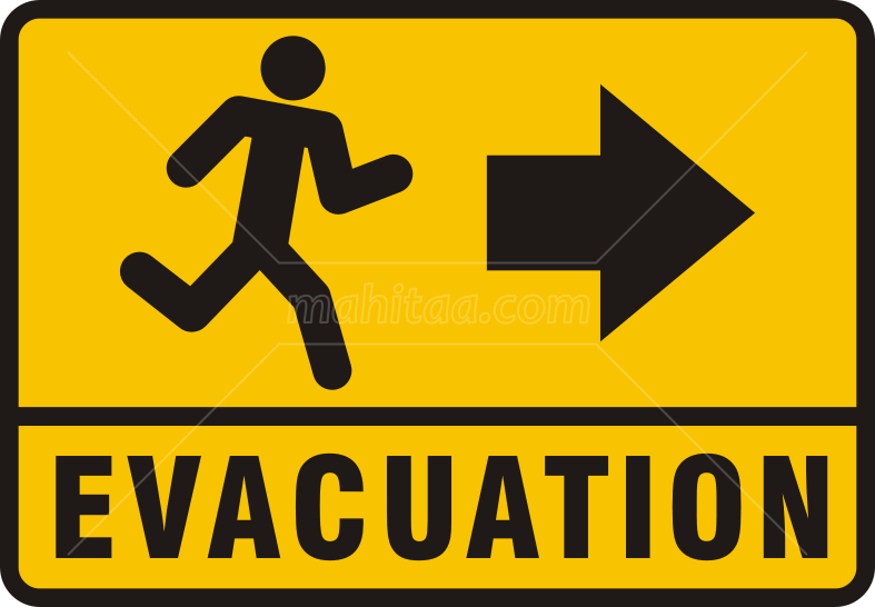 fire evacuation clipart - photo #1