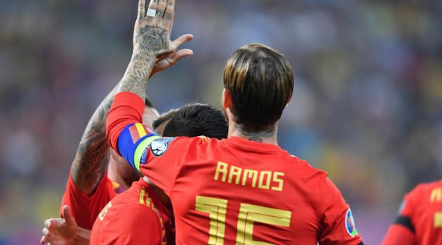 Sergio Ramos Bikin Catatan Spesial Dengan Seragam Timnas Spanyol September 7, 2019