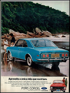 propaganda Ford Corcel - 1971, Ford Willys anos 70, carro antigo Ford, década de 70, anos 70, Oswaldo Hernandez,