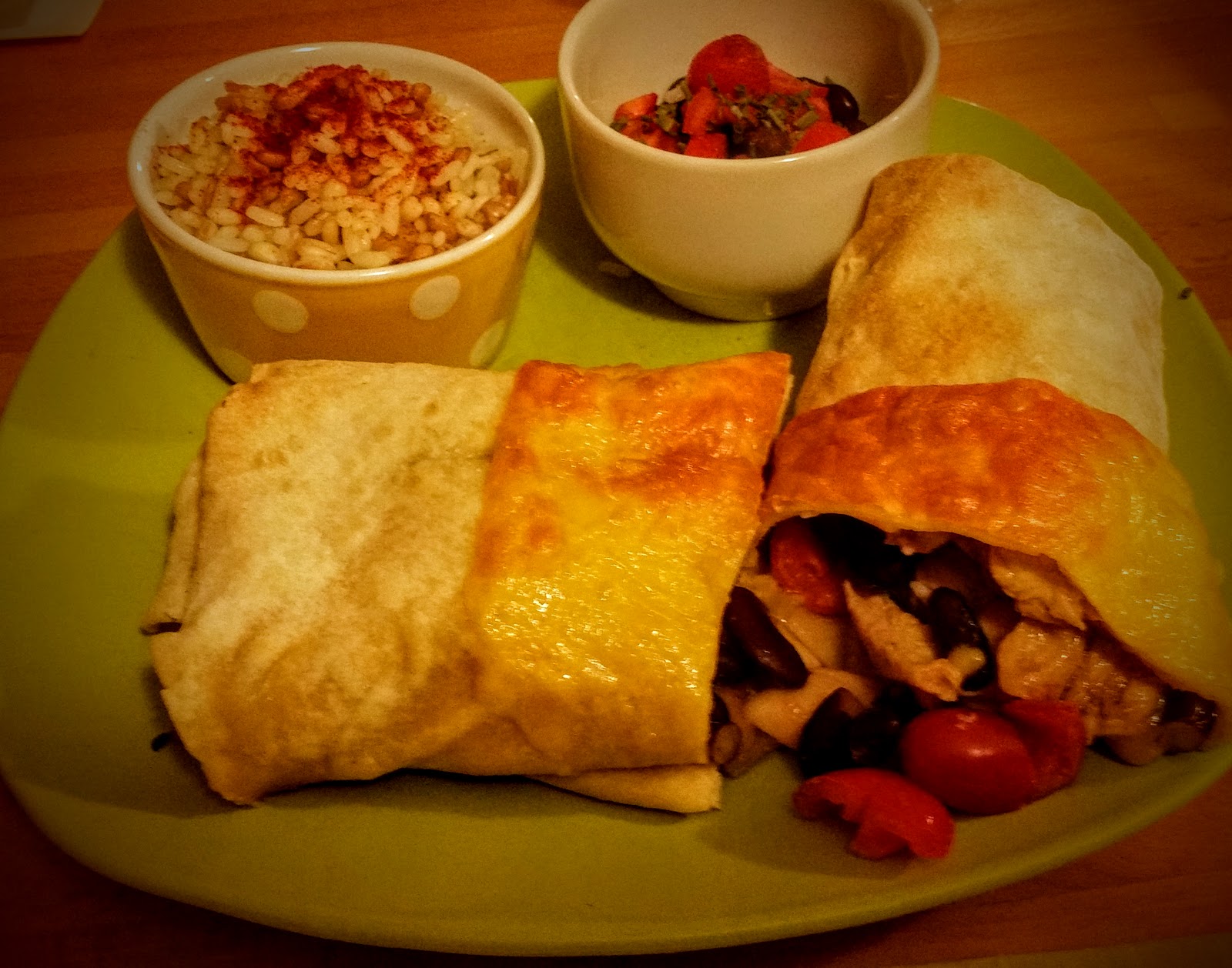 La fantasia in cucina Burritos di pollo marinato