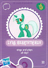 My Little Pony Wave 3 Lyra Heartstrings Blind Bag Card