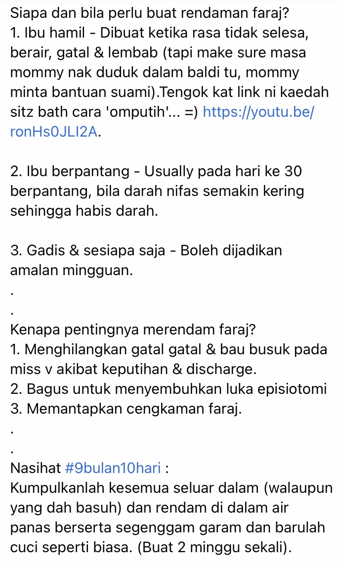 Sitz Bath Bagus Untuk Wanita Dan Remaja cik sukα taip