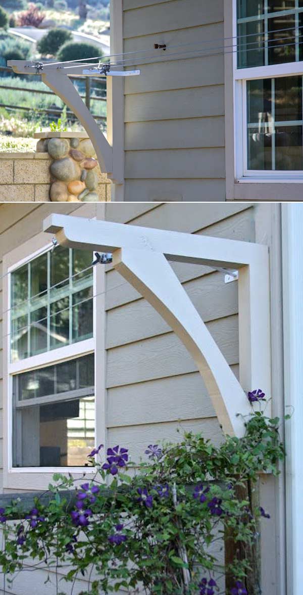 10 Unique DIY Outdoor Clothesline Ideas Do it yourself ideas and projects