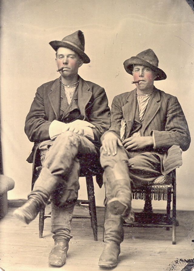 Cool Photos Show Hat Styles For Men in the Mid19th Century Vintage