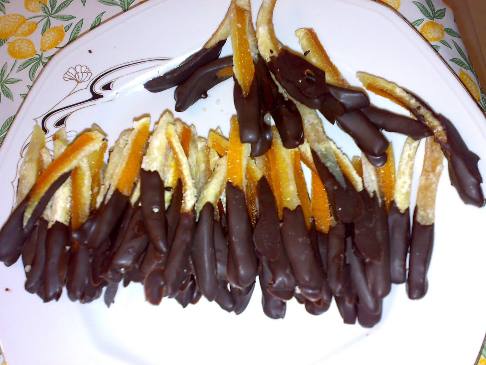 Dolce Candy Bucce D arance Candite Con Cioccolata
