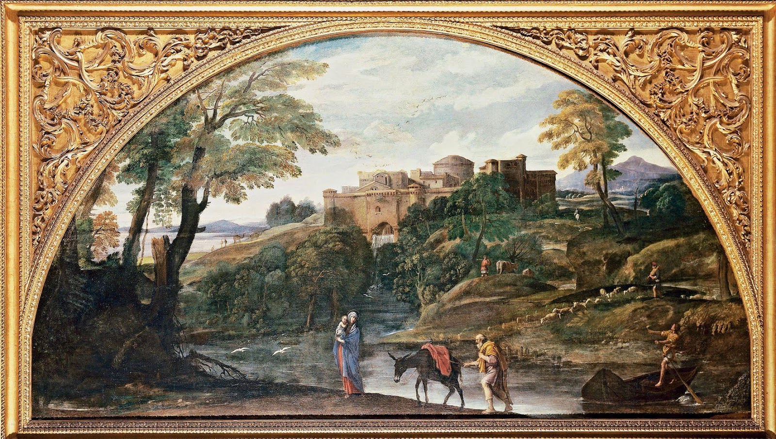L'Alligatographe Paysage avec la fuite en Egypte