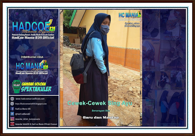 Gambar Soloan Spektakuler Terbaik - Gambar Siswa-siswi SMA Negeri 1 Ngrambe Cover Biru - 14