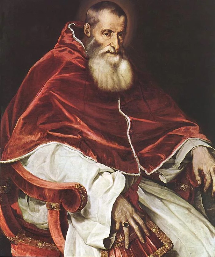 Папа Павел III. 1546г. Тициан Pope Paul III