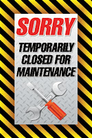 Sorry Car Wash Temporarily Closed for Maintenance