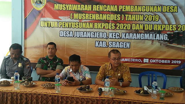 Musrenbangdes 2019 Desa Jurangjero : Partisipasi Masyarakat Kunci Keberhasilan Musrenbangdes 2019 Desa Jurangjero : Partisipasi Masyarakat Kunci Keberhasilan
