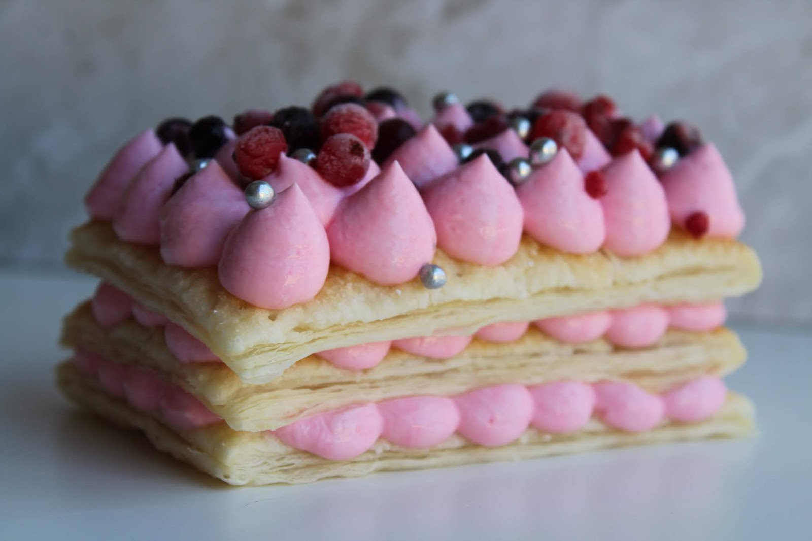 Mille Feuille mit Beeren