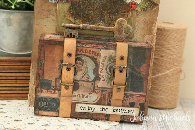 Traveling Professor and Friends by Juliana Michaels featuring Tim Holtz, Ranger Ink, Stampers Anonymous
