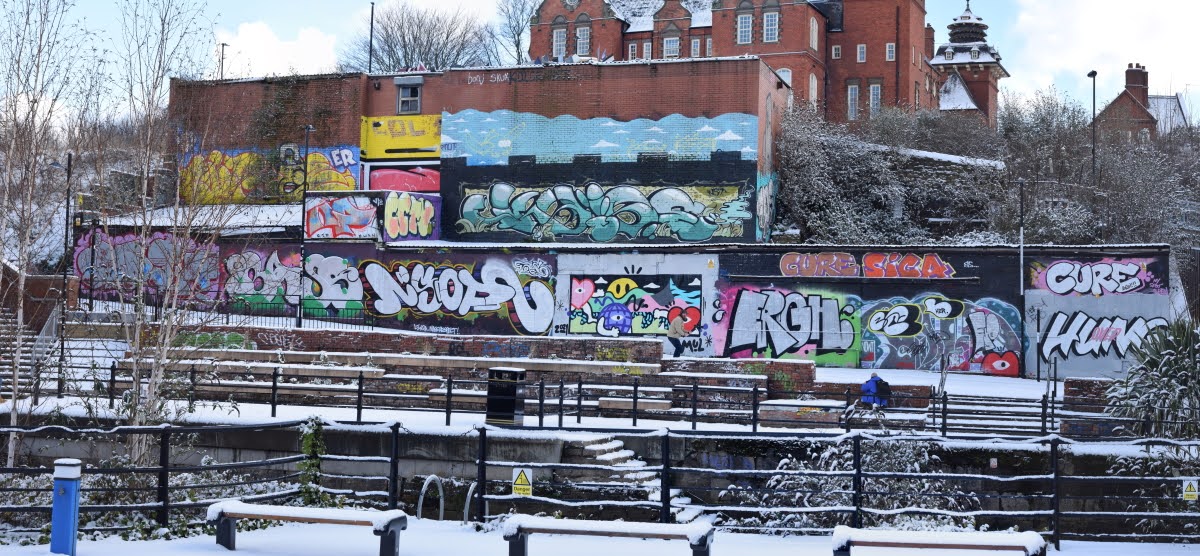 Photographs Of Newcastle Ouseburn Street Art and Graffiti