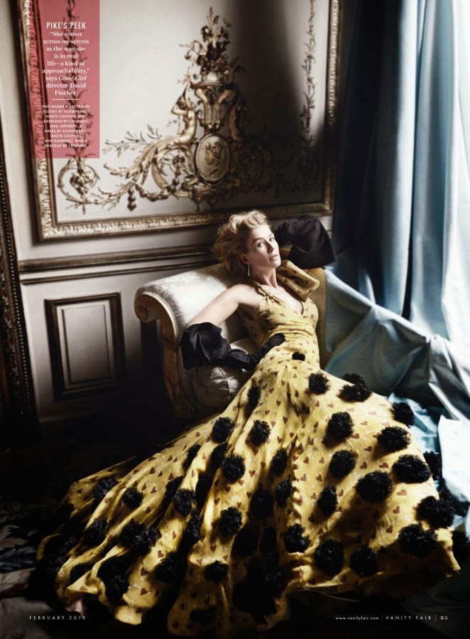 Rosamund Pike is the cover star of Vanity Fair February 2015