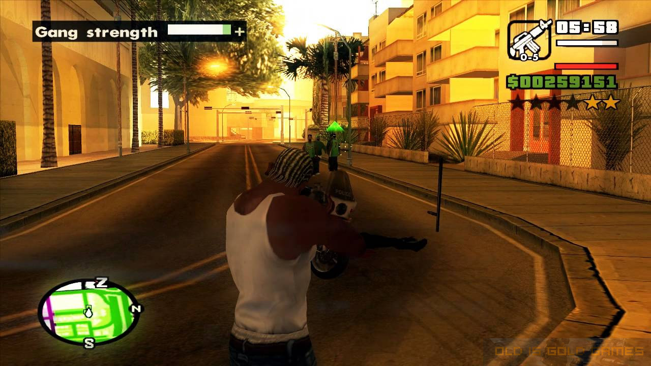 تحميل لعبة جاتا سان اندرس الاصلية من ميديا فاير كاملة للكمبيوتر برابط مباشر Gta San Andreas