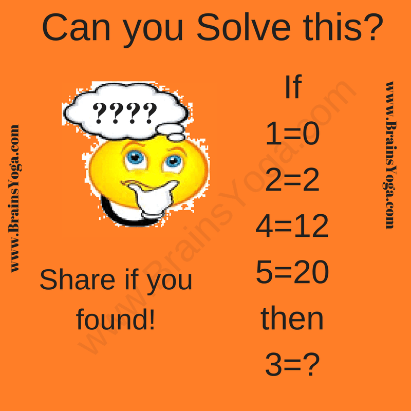 Hard logical reasoning puzzle for teens with answer